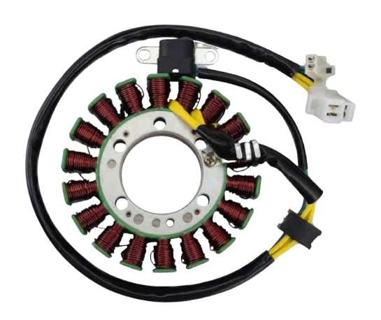 Magneto coil 18 pole Magneto coil 18 pole - Yousaf Engineering (Pvt) Ltd motorcycle part, made in Pakistan